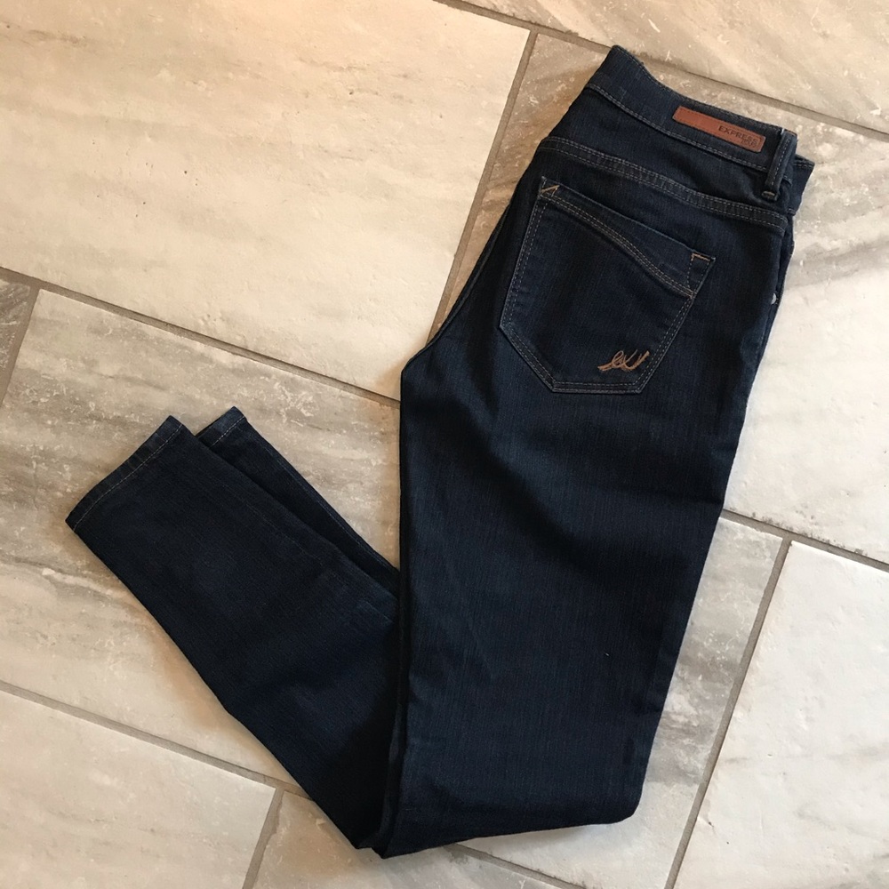 Express Mid rise skinny jeans